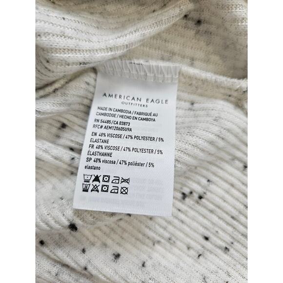 American Eagle Outfitters Oversized Thermal V Neck Sweater XS - Picture 6 of 6
